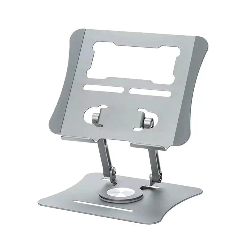 Aluminum Alloy 360 Rotation Portable Foldable Adjustable Stand for Laptop & Tablet