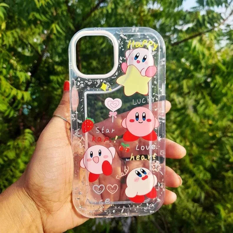 Animal Print Silver Glitter Foil Clear Soft Case for iPhone 14