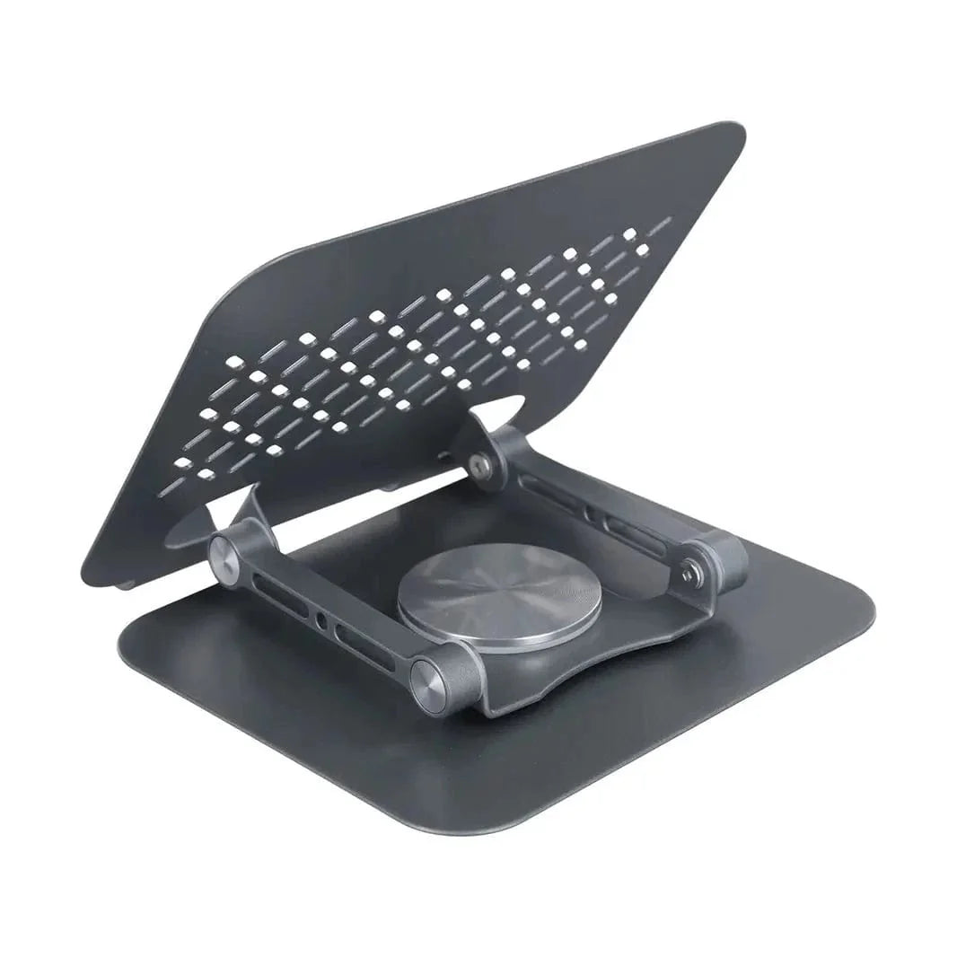 Anti-slip Aluminum Alloy 360 Rotation Foldable Phone & Tablet Stand