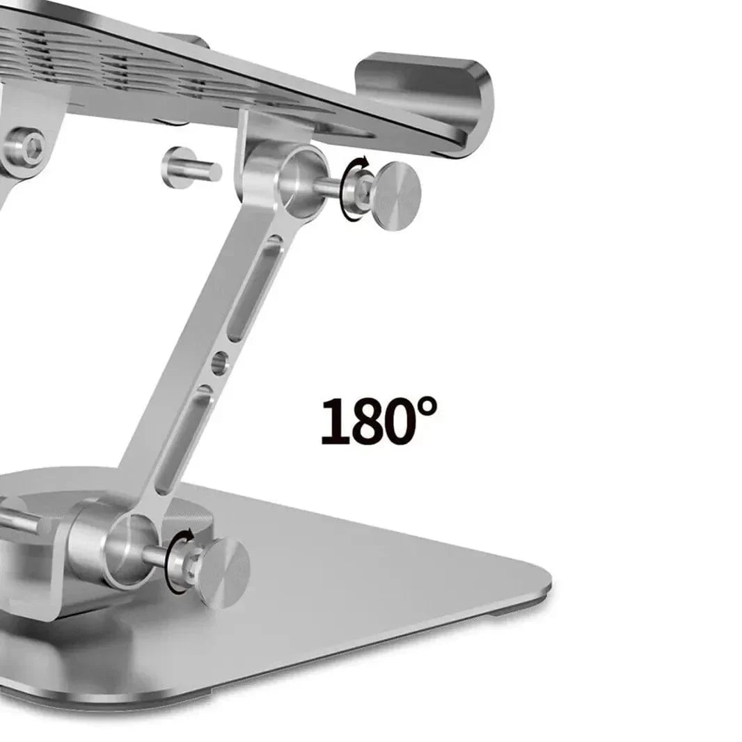 Anti-slip Aluminum Alloy 360 Rotation Foldable Phone & Tablet Stand