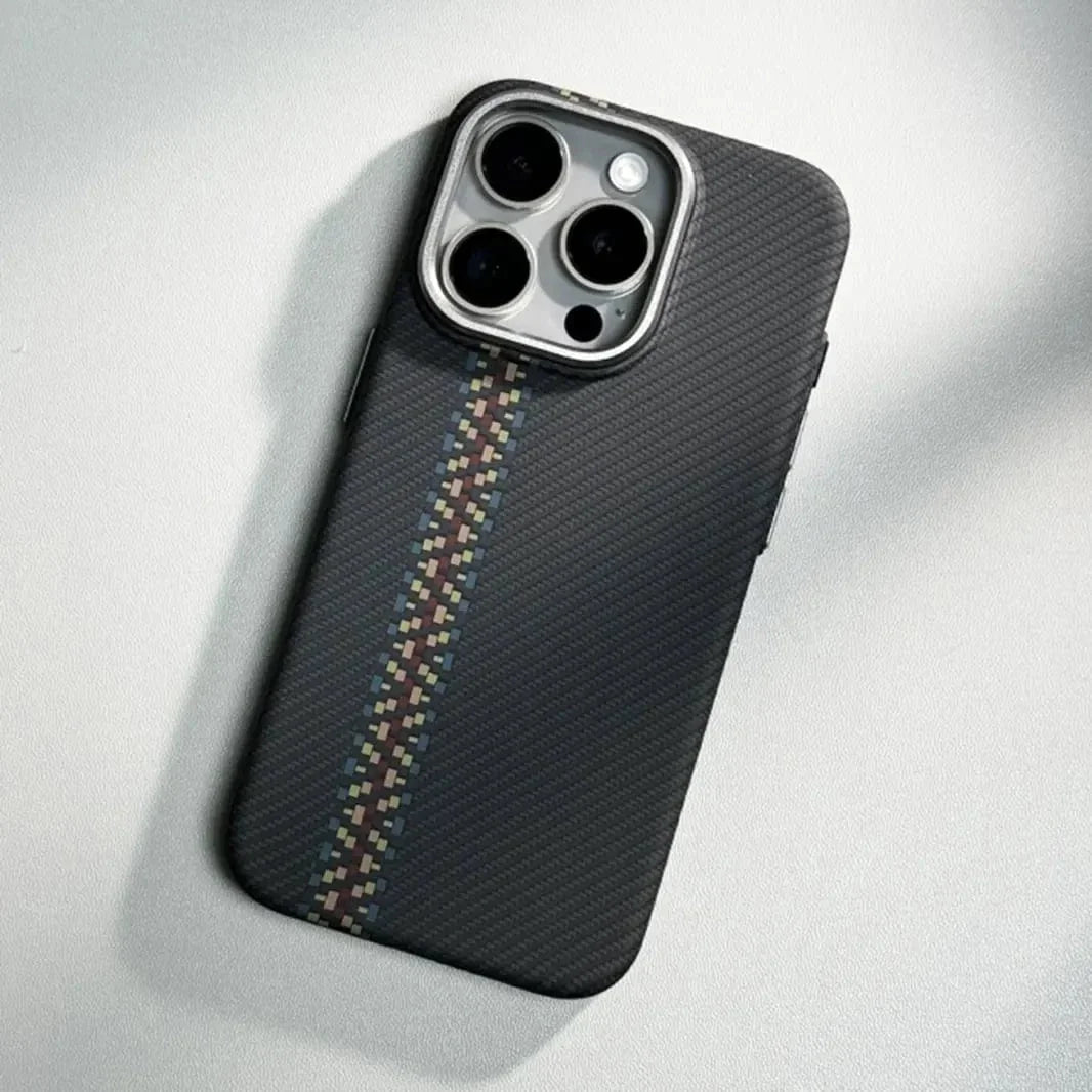 Aramid Fiber Magnetic Magsafe Slim Case for iPhone 14 Pro Max
