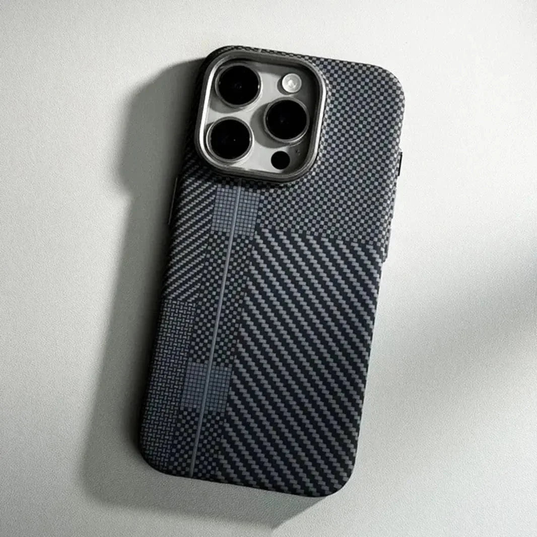 Aramid Fiber Magnetic Magsafe Slim Case for iPhone 14 Pro