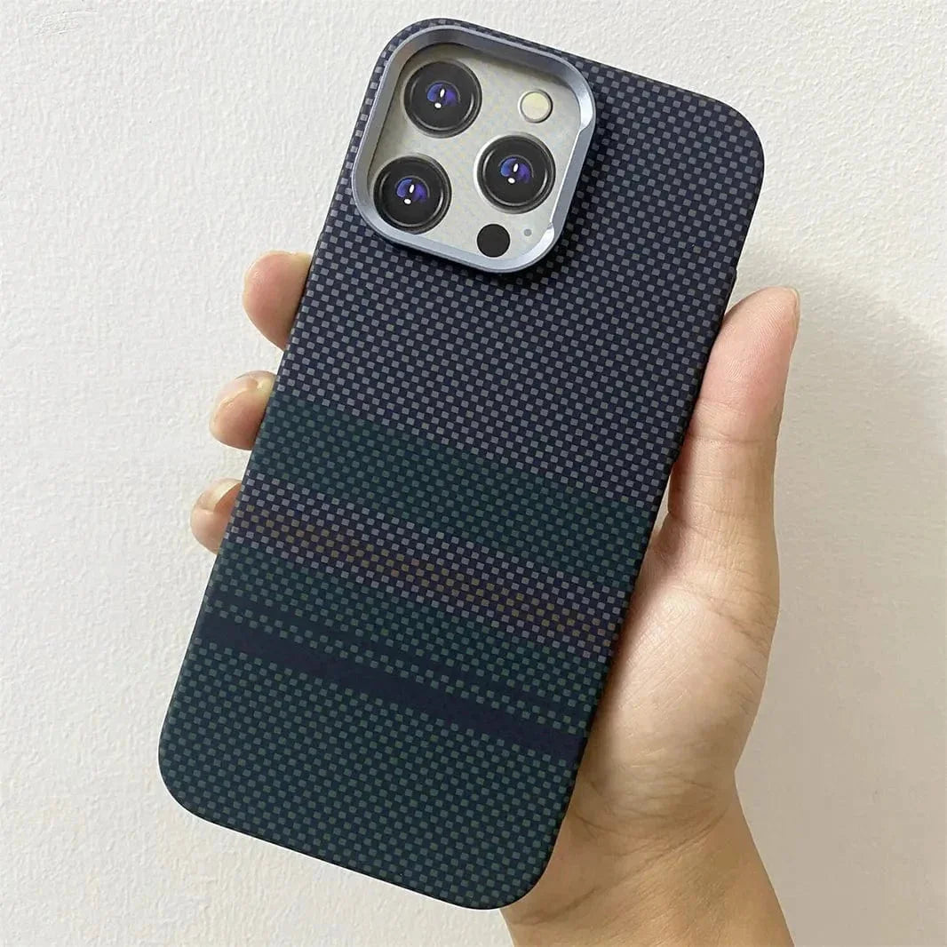 Aramid Fiber Magnetic Magsafe Slim Case for iPhone 14 Pro