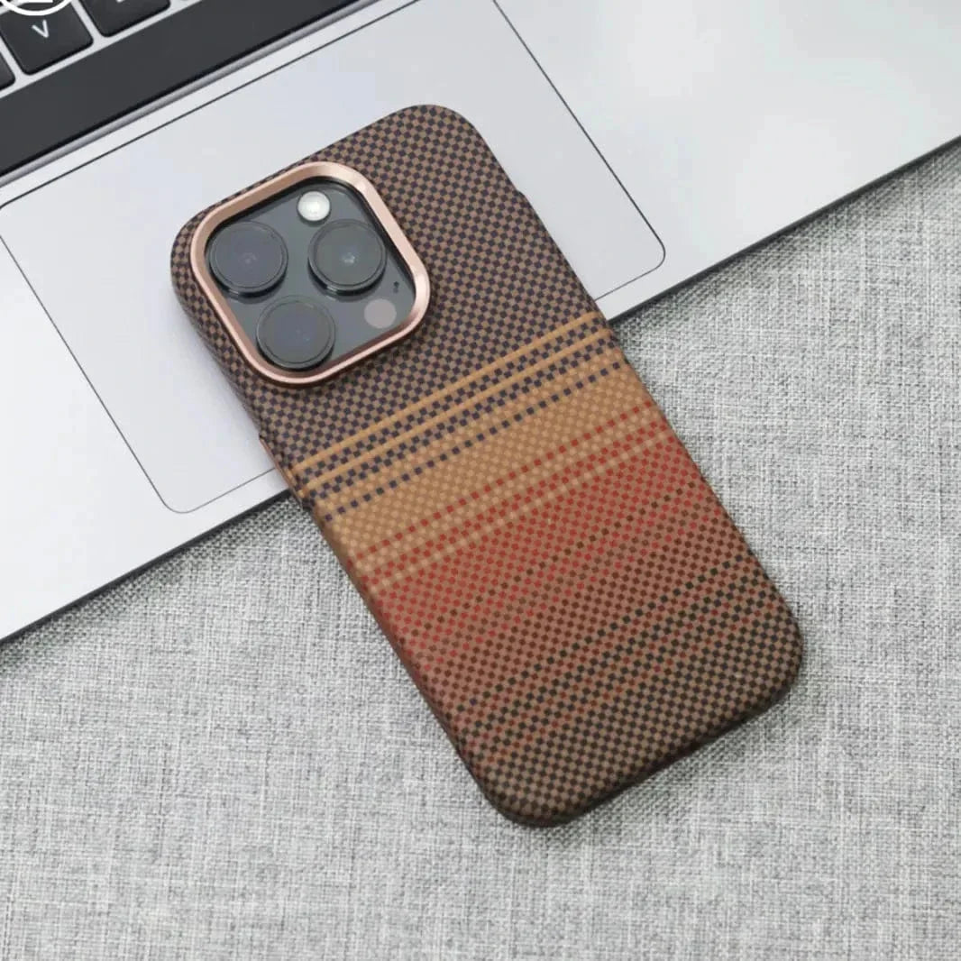 Aramid Fiber Magnetic Magsafe Slim Case for iPhone 14 Pro