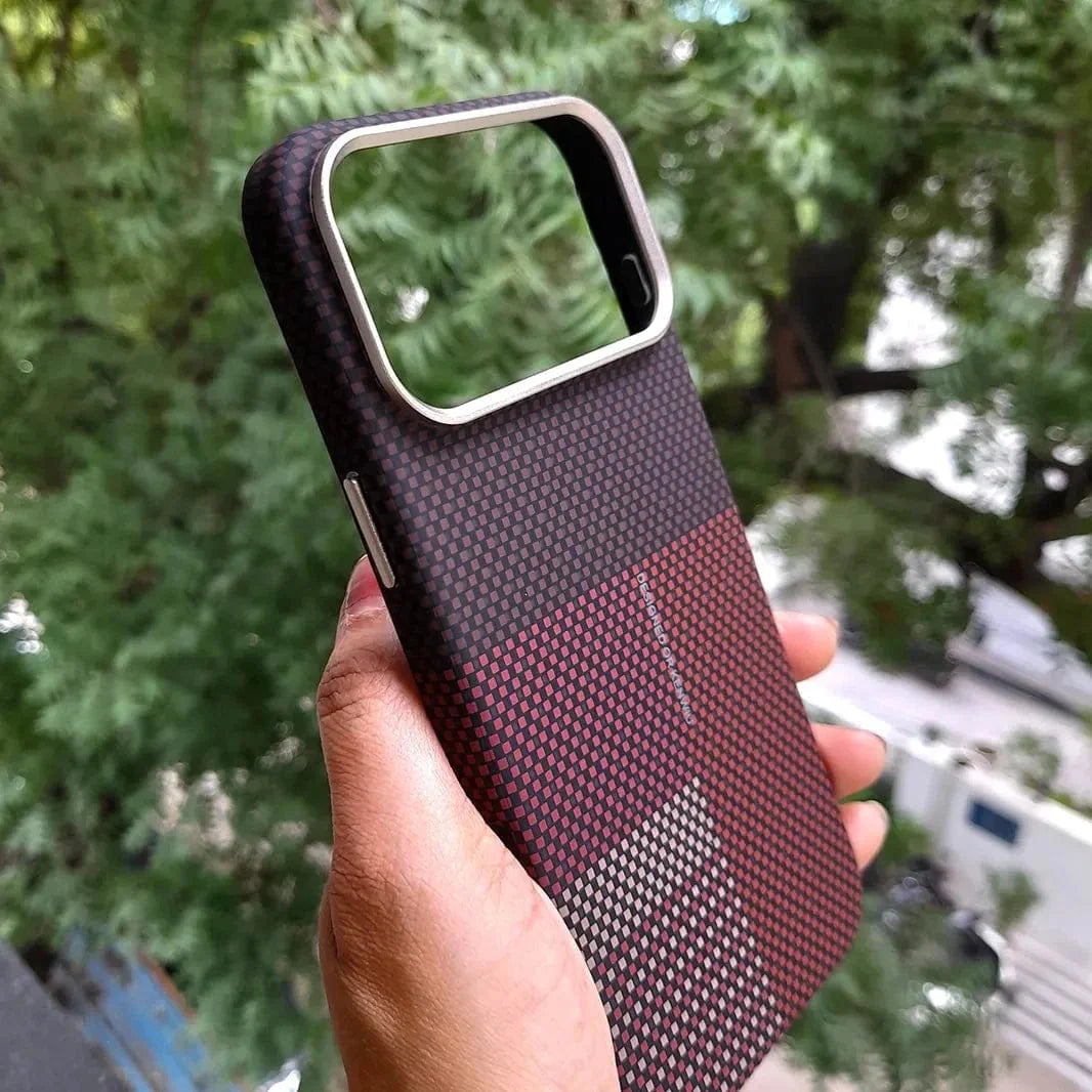 Aramid Fiber Magnetic Magsafe Slim Case for iPhone 17