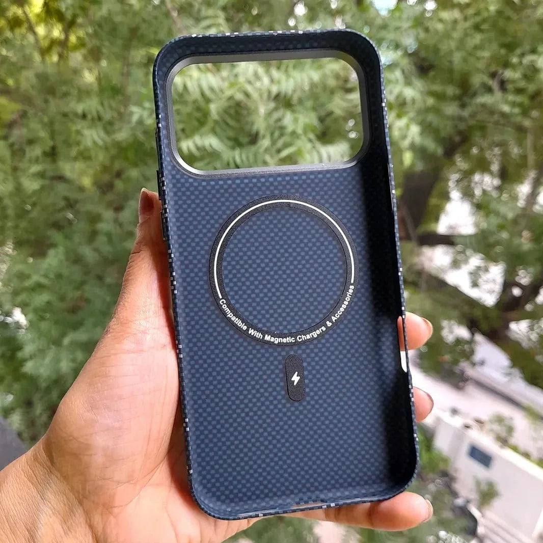 Aramid Fiber Magnetic Magsafe Slim Case for iPhone 17