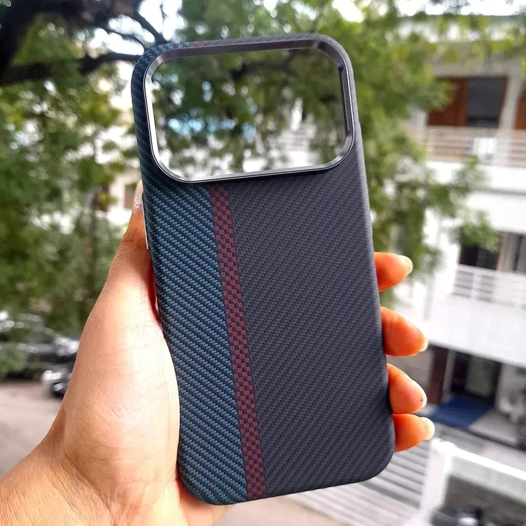 Aramid Fiber Magnetic Magsafe Slim Case for iPhone 17 Pro Max