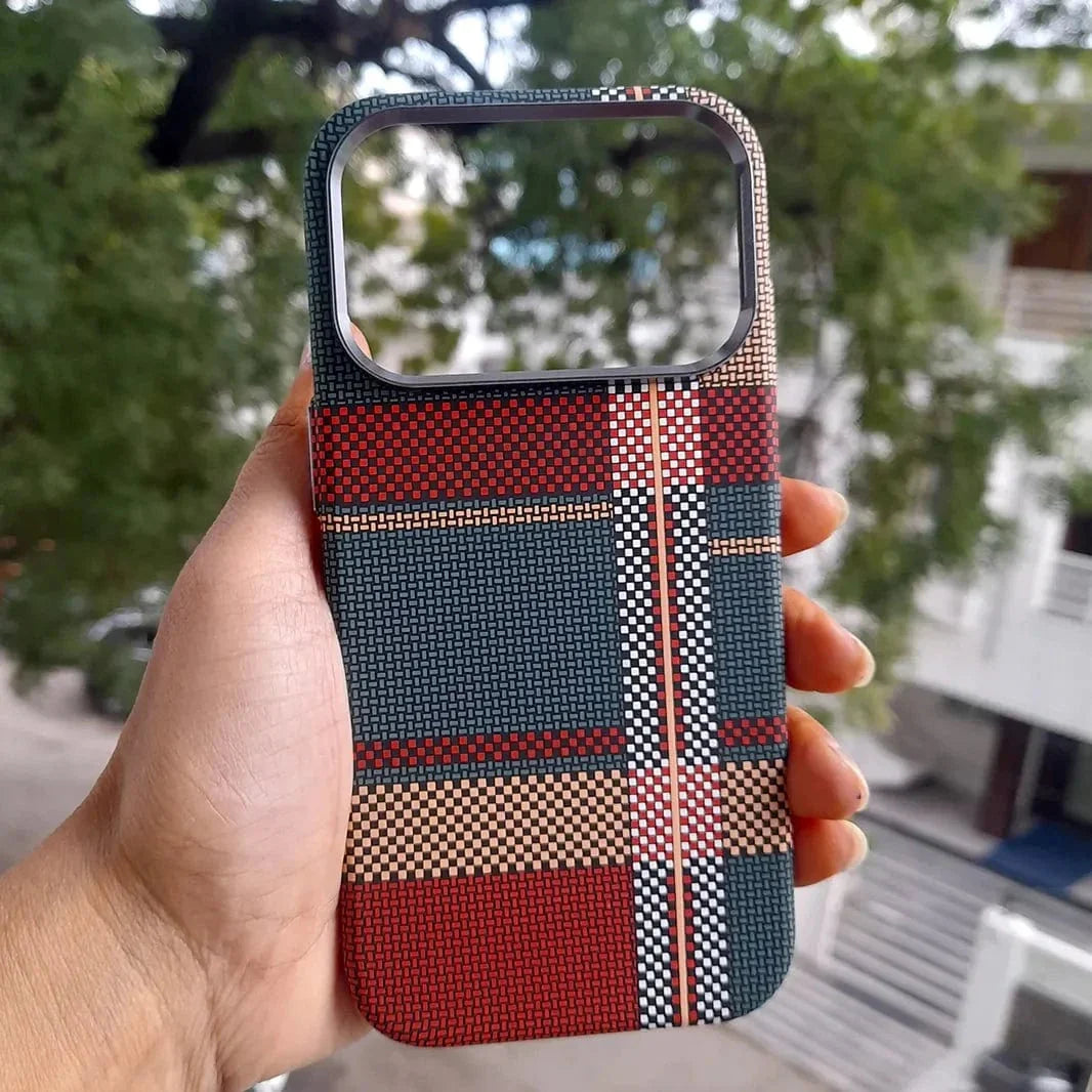 Aramid Fiber Magnetic Magsafe Slim Case for iPhone 17 Pro