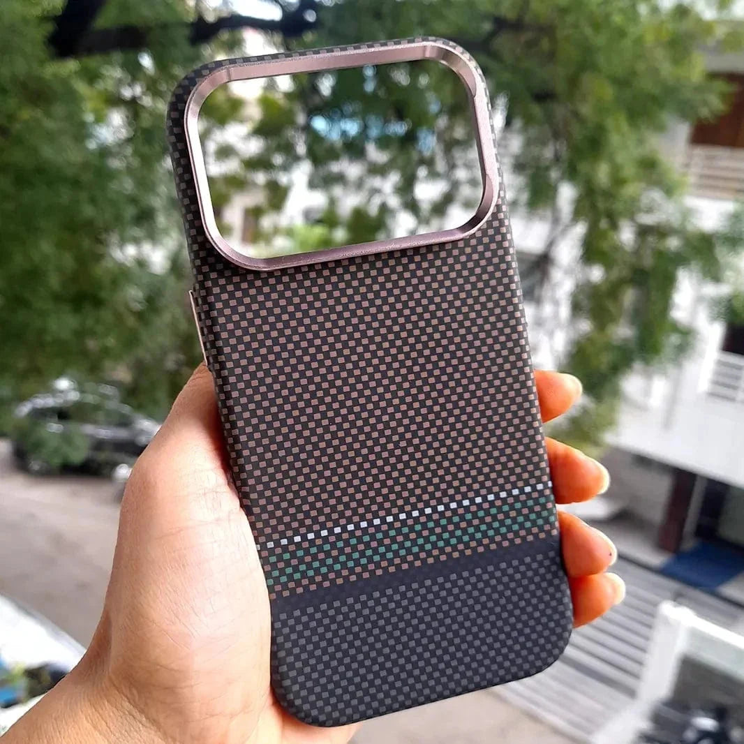 Aramid Fiber Magnetic Magsafe Slim Case for iPhone 17 Pro Max