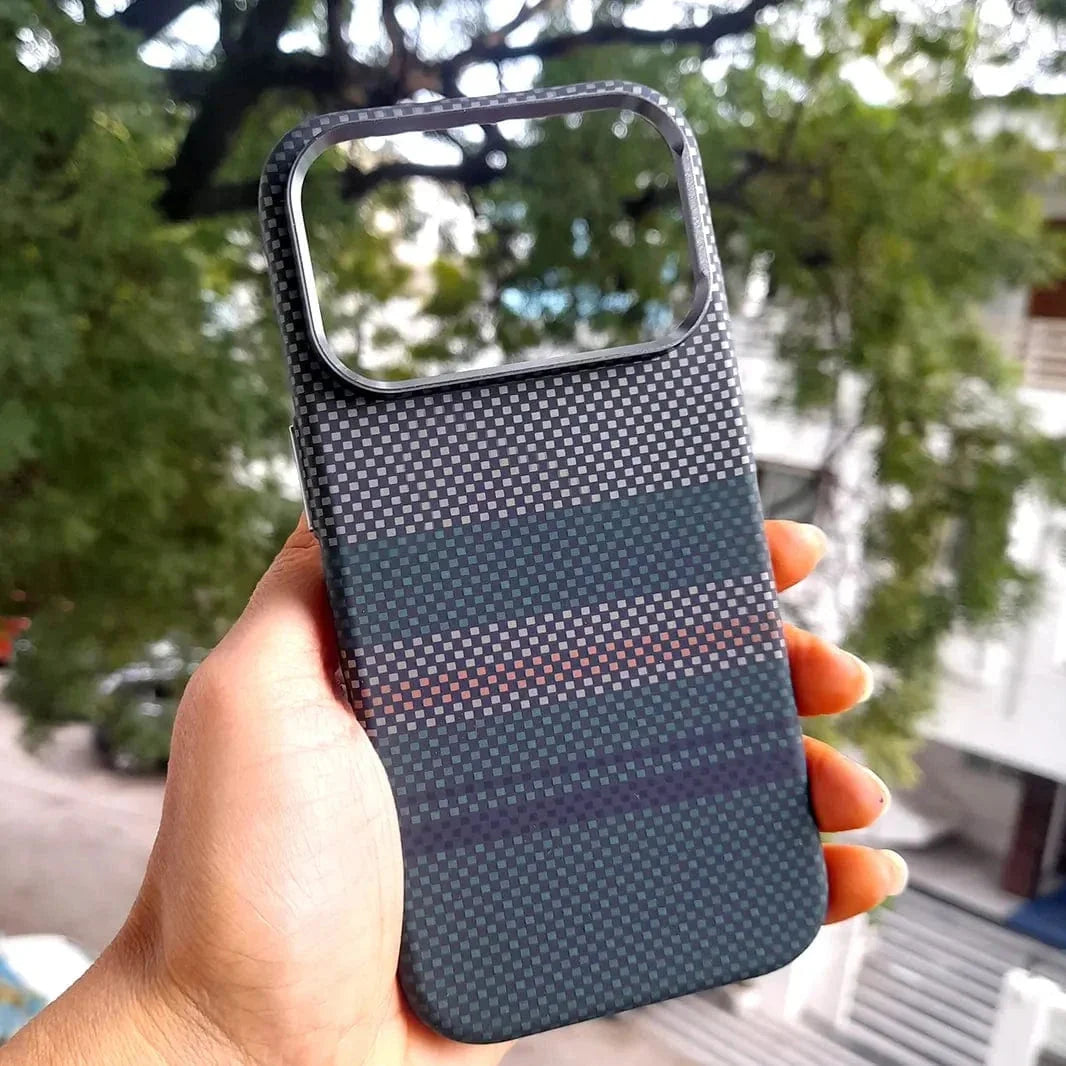 Aramid Fiber Magnetic Magsafe Slim Case for iPhone 17 Pro