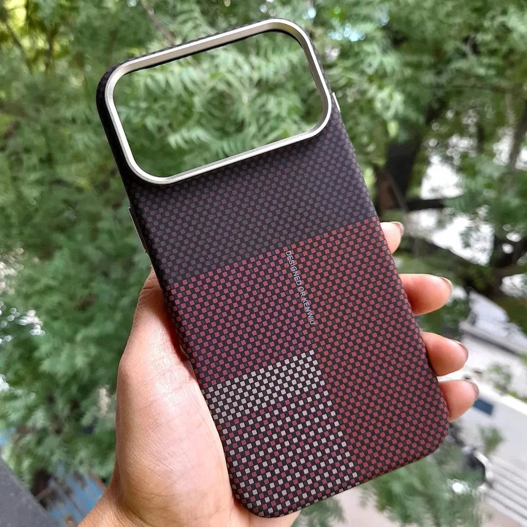 Aramid Fiber Magnetic Magsafe Slim Case for iPhone 17 Pro