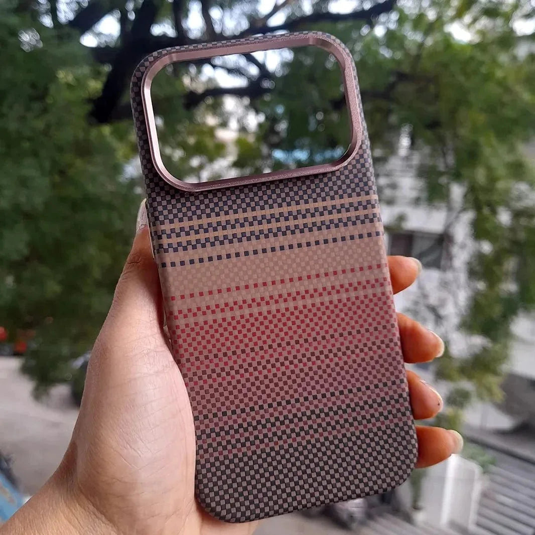 Aramid Fiber Magnetic Magsafe Slim Case for iPhone 17