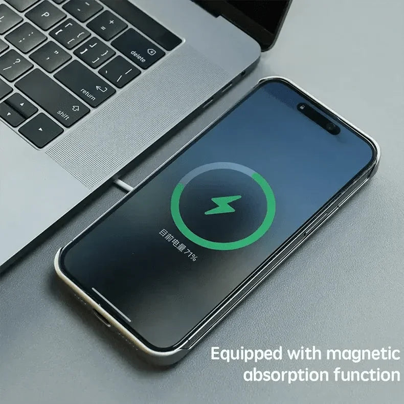 Aromatherapy Magsafe Leather Heat Dissipation Case for iPhone 16 Pro Max