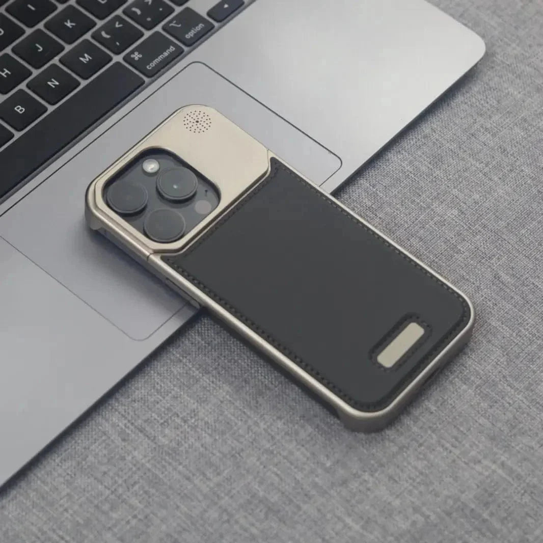 Aromatherapy Magsafe Leather Heat Dissipation Case for iPhone 16 Pro Max