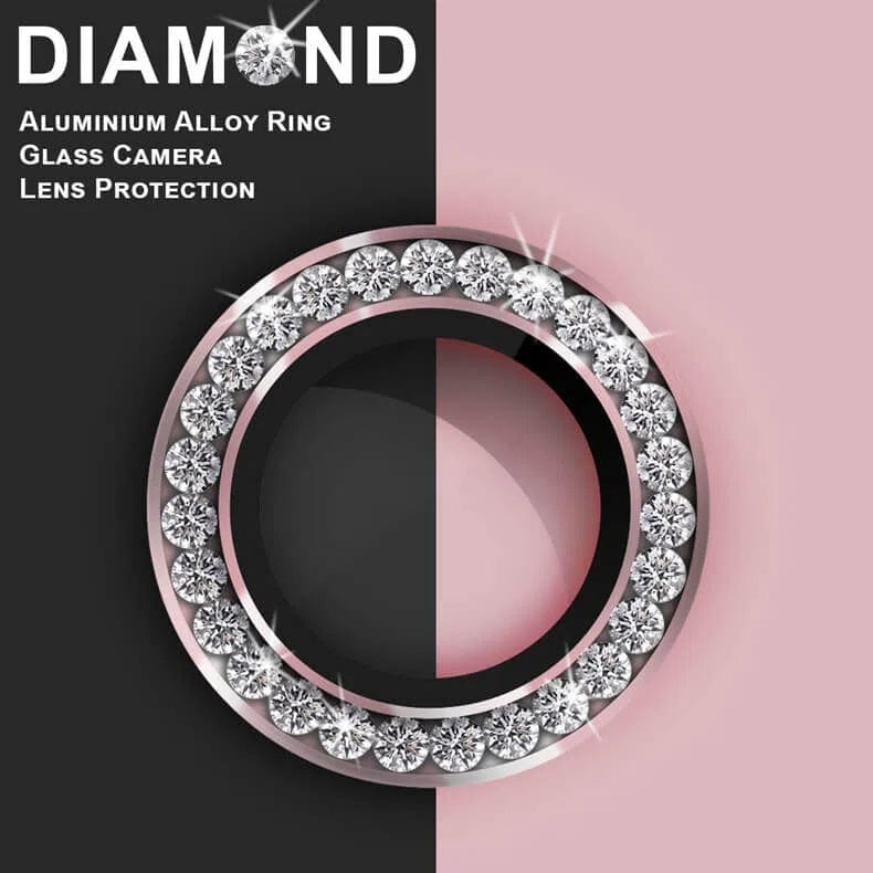 Bling Rhinestone Camera Lens Glass Ring for iPhone 11 Pro Max