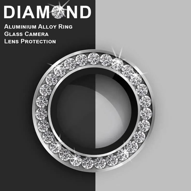 Bling Sparkling Diamond Camera Lens Ring for iPhone 12