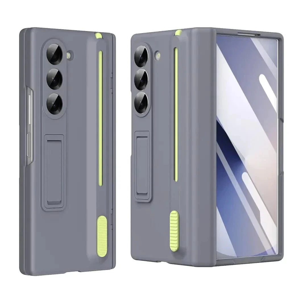 Bracket Kickstand Hinge Protection Case with Pen for Samsung Z Fold7