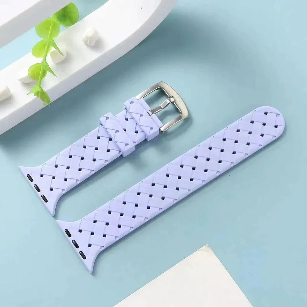 Braided Silicone Band for Apple Watch 42 | 44 | 45 | Ultra 49 | 46mm S10