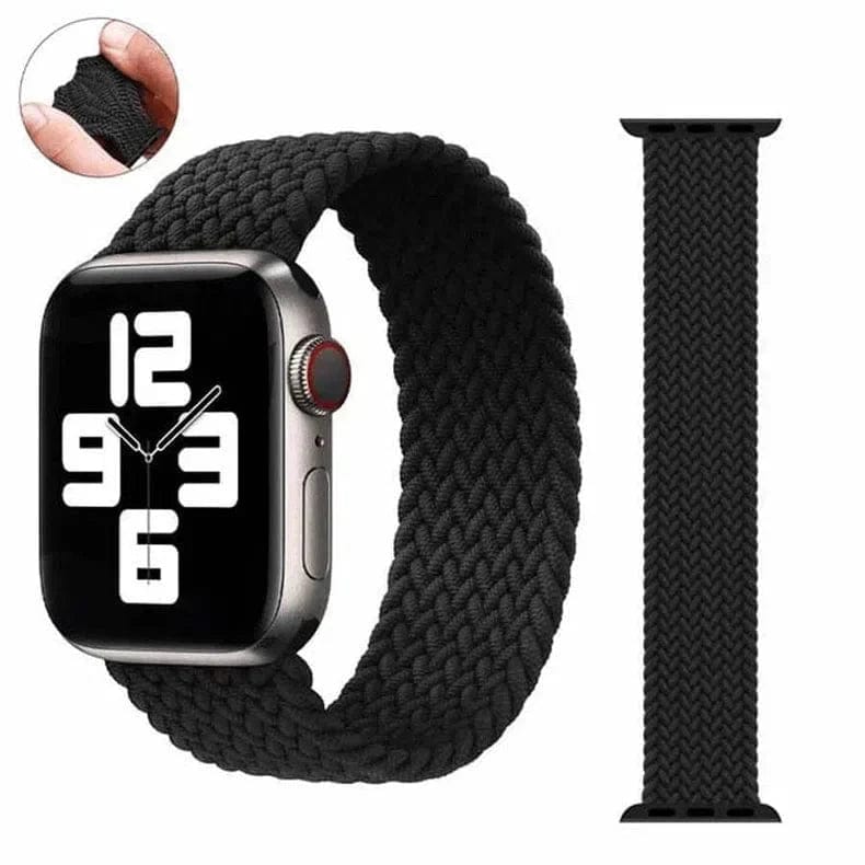 Braided Solo Elastic Sport Loop Band for Apple Watch Watch Bands