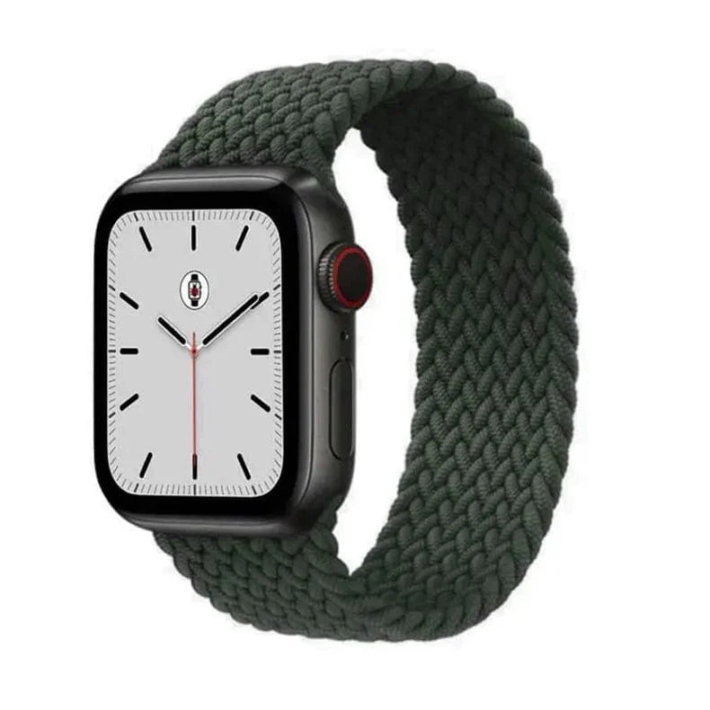 Braided Solo Elastic Sport Loop Watch Band for Apple Watch