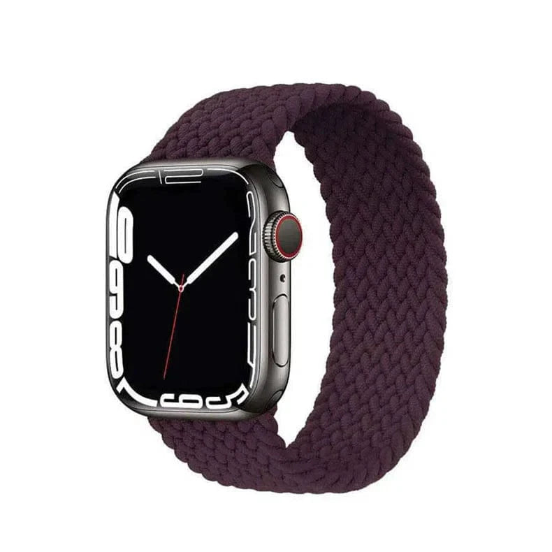 Braided Solo Elastic Sport Loop Watch Band for Apple Watch