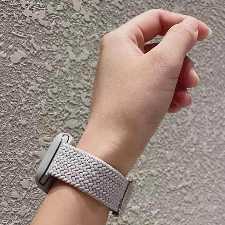 Braided Solo Elastic Sport Loop Watch Band for Apple Watch