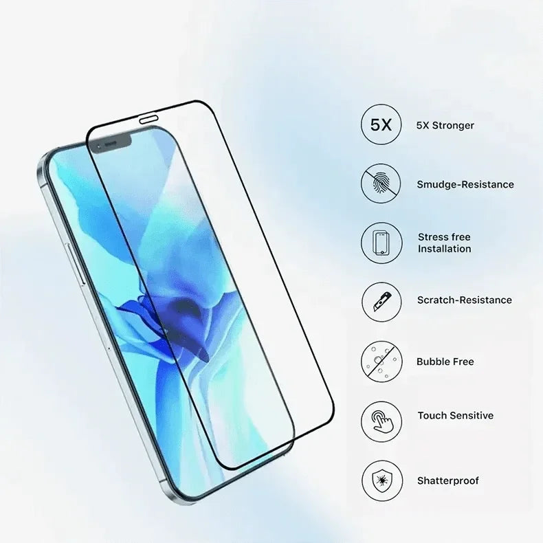 Brave Bear Easy Applicator Edge to Edge Tempered Glass for iPhone 14 Pro