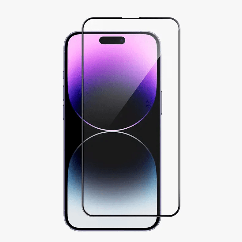 Brave Bear Easy Applicator Edge to Edge Tempered Glass Screen Protectors iPhone 15 Pro Max / Clear