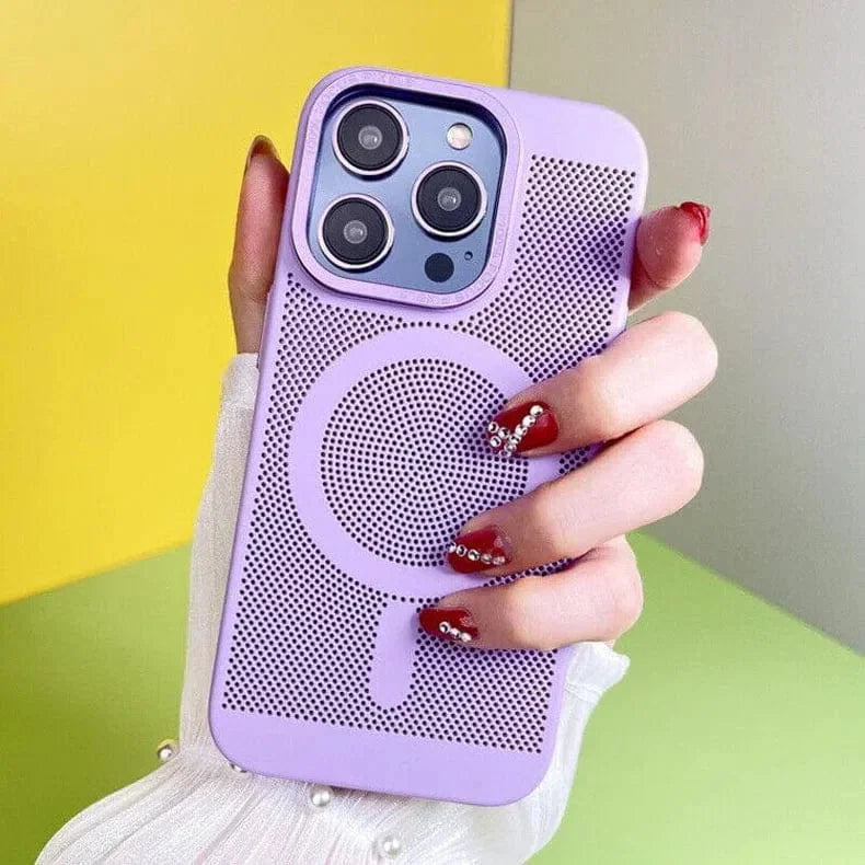 Breathable Heat-Dissipation Magsafe Case for iPhone 15 Plus