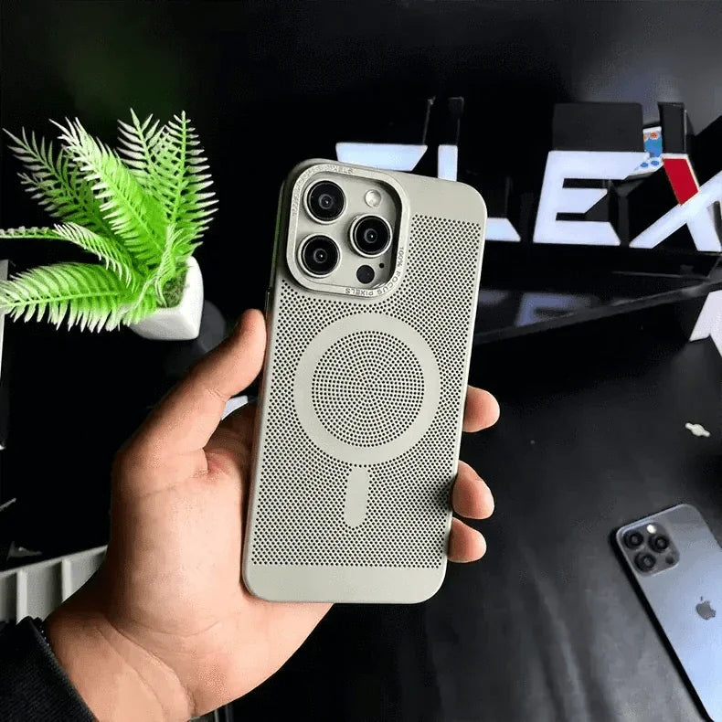 Breathable Heat-Dissipation Magsafe Case for iPhone 15 Plus