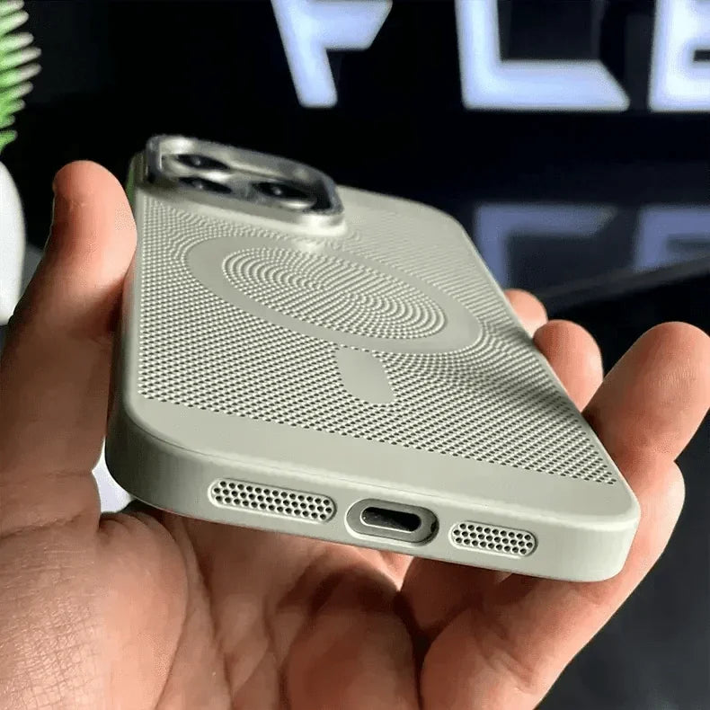 Breathable Heat-Dissipation Magsafe Case for iPhone 15 Pro