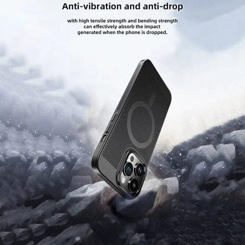 Breathable Heat-Dissipation Magsafe Case for iPhone 15 Pro Max