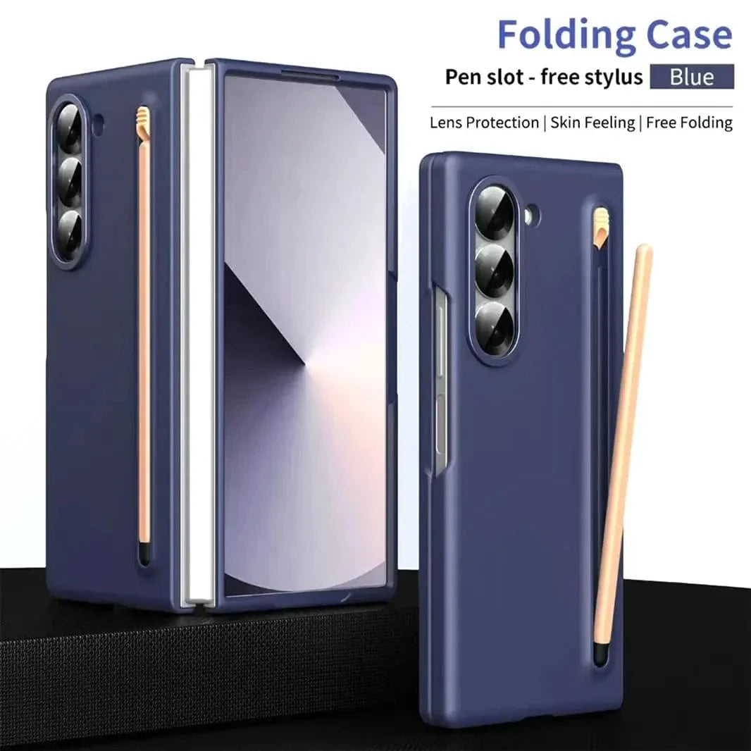 Built in Compact S Pen Holder and Storage Slot Case for Samsung Z Fold6