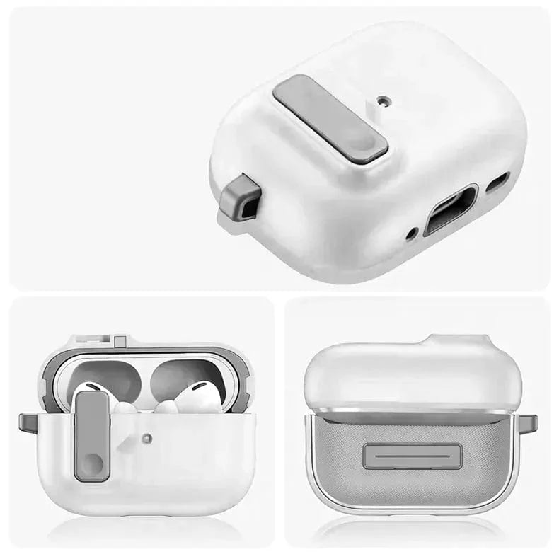 Bullet Design Case with Modern Lock for Apple Airpods