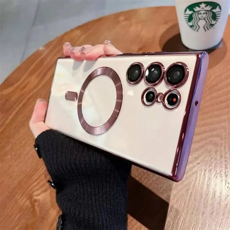 Camera Lens Protective Magnetic Magsafe Soft Case for Samsung S22 Plus