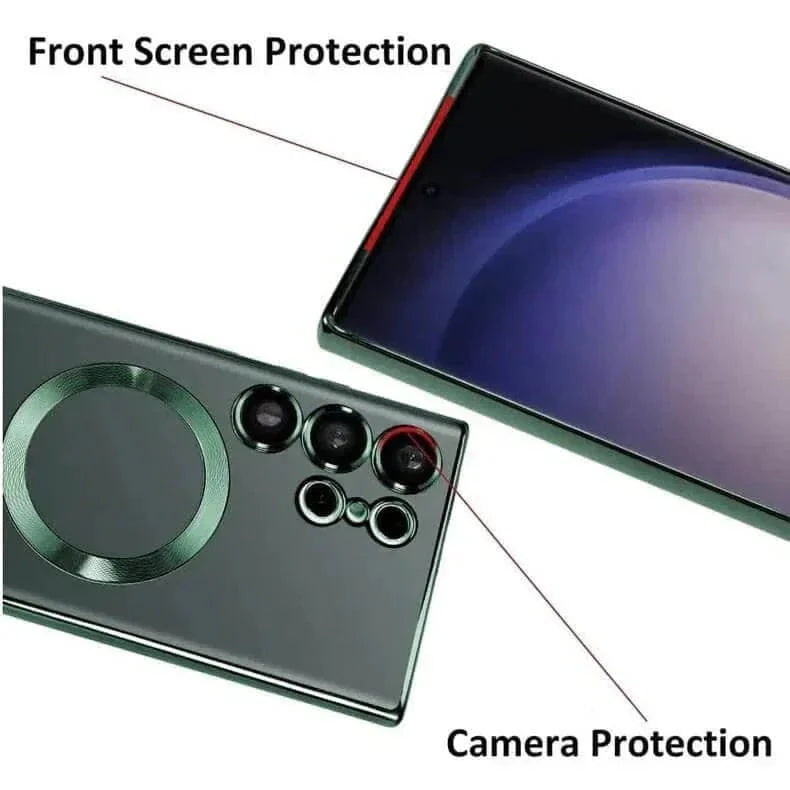 Camera Lens Protective Magnetic Magsafe Soft Case for Samsung S22 Plus