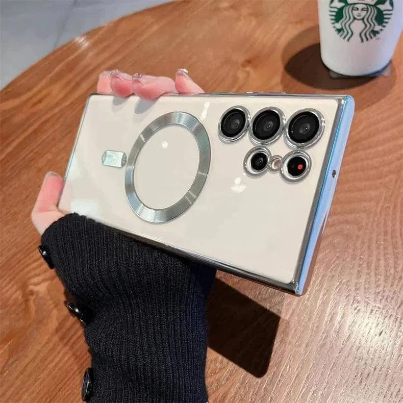 Camera Lens Protective Magnetic Magsafe Soft Case for Samsung S23 Plus