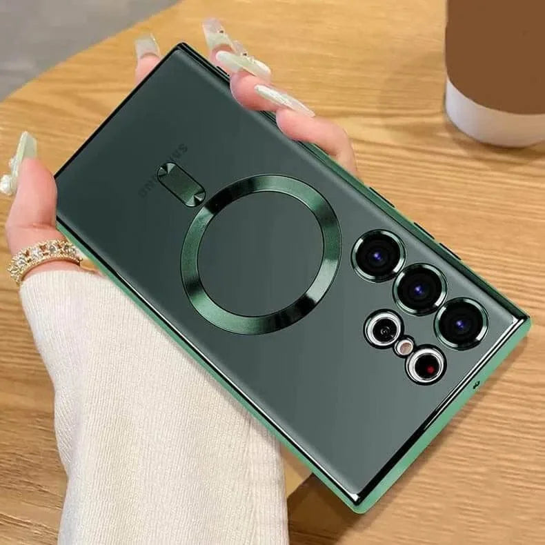 Camera Lens Protective Magnetic Magsafe Soft Case for Samsung S23 Plus