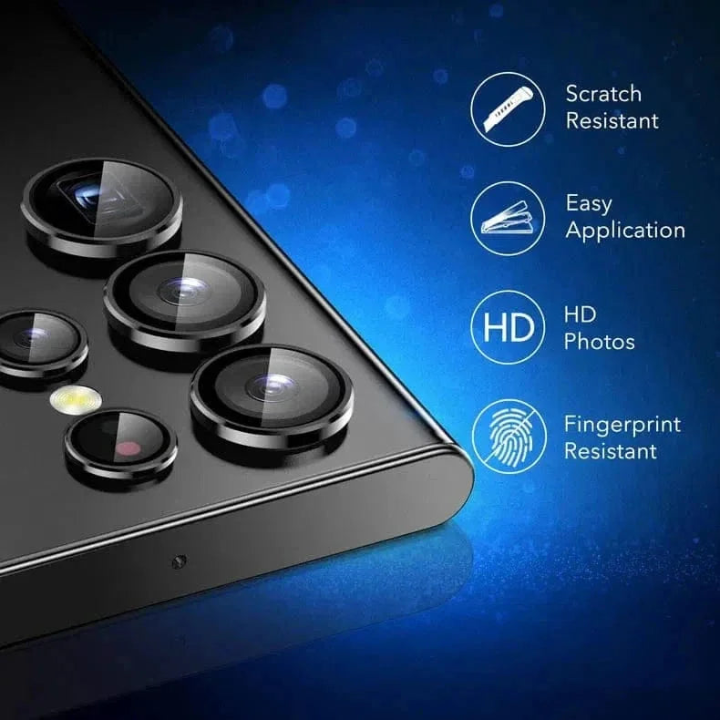 Camera Lens Protector Aluminum Alloy Ring for Samsung S22 Ultra