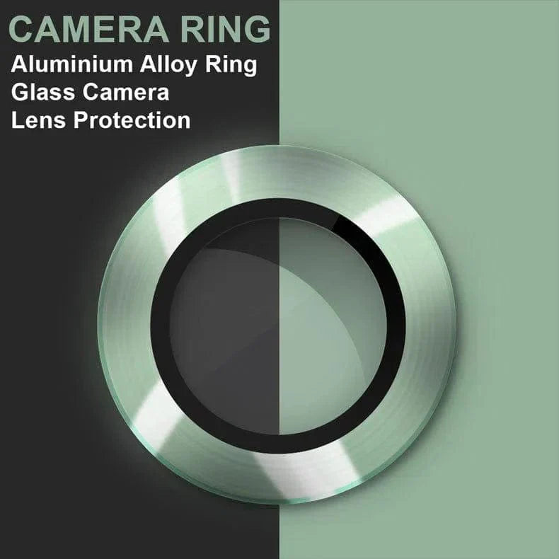 Camera Lens Ring for iPhone 11 Pastel Green Camera Lens Protectors