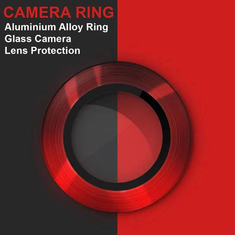 Camera Lens Ring for iPhone 11 Red Camera Lens Protectors