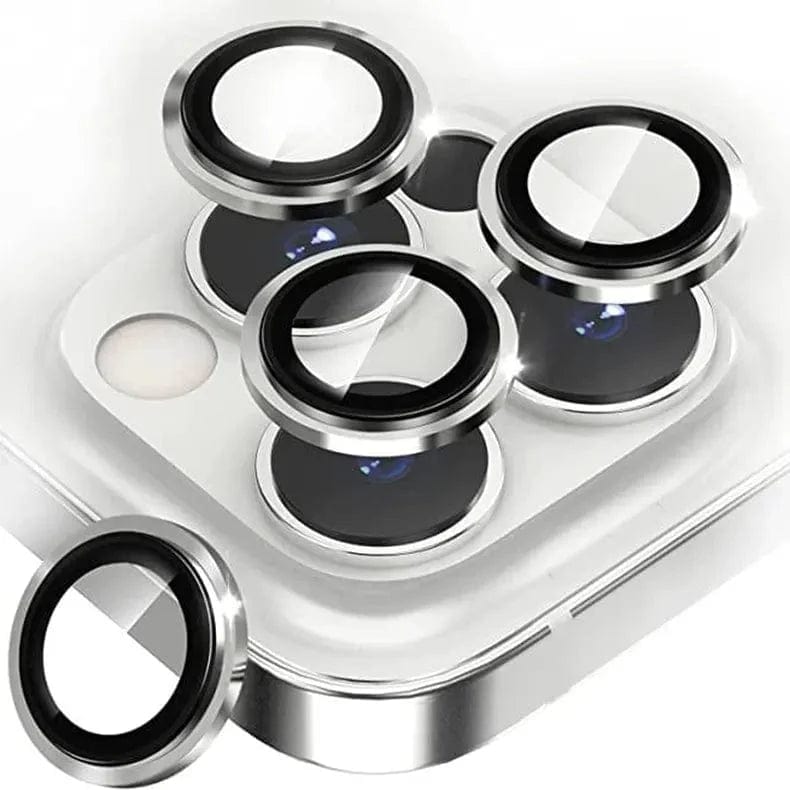 Camera Lens Protector Glass aluminum alloy frame Ring for iPhone 15 Series Phone Camera Accessories