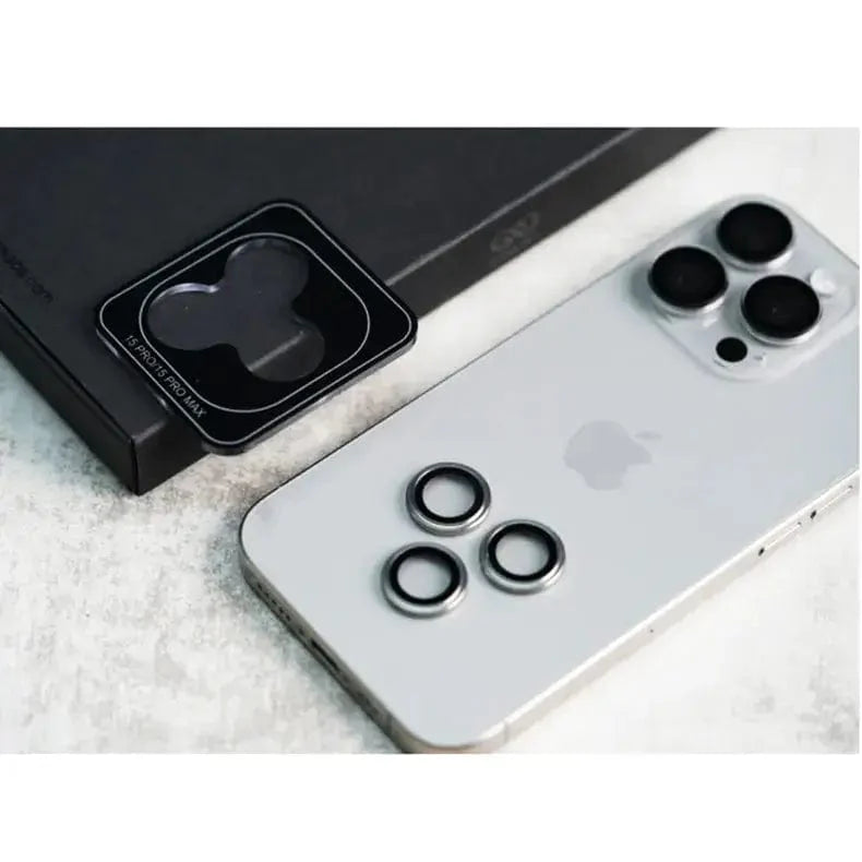 Camera Lens Protector Glass aluminum alloy frame with Easy Installation for Apple iPhone