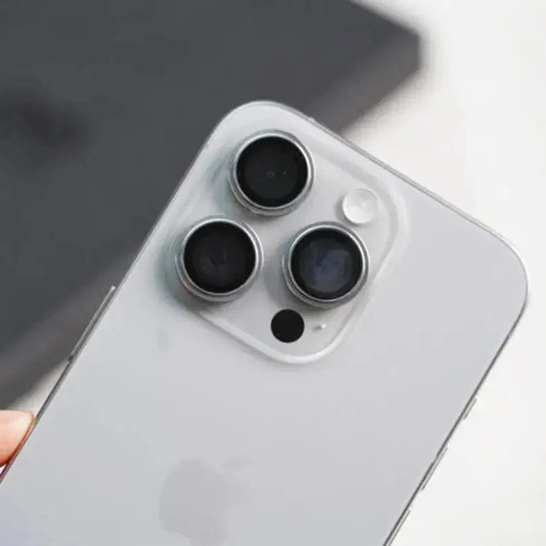 Camera Lens Protector Glass aluminum alloy frame with Easy Installation for Apple iPhone