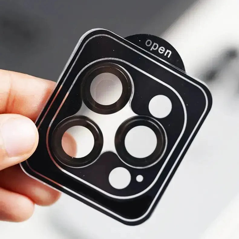 Camera Lens Glass Aluminum Alloy Ring for iPhone 14 Pro Black Camera Lens Protectors