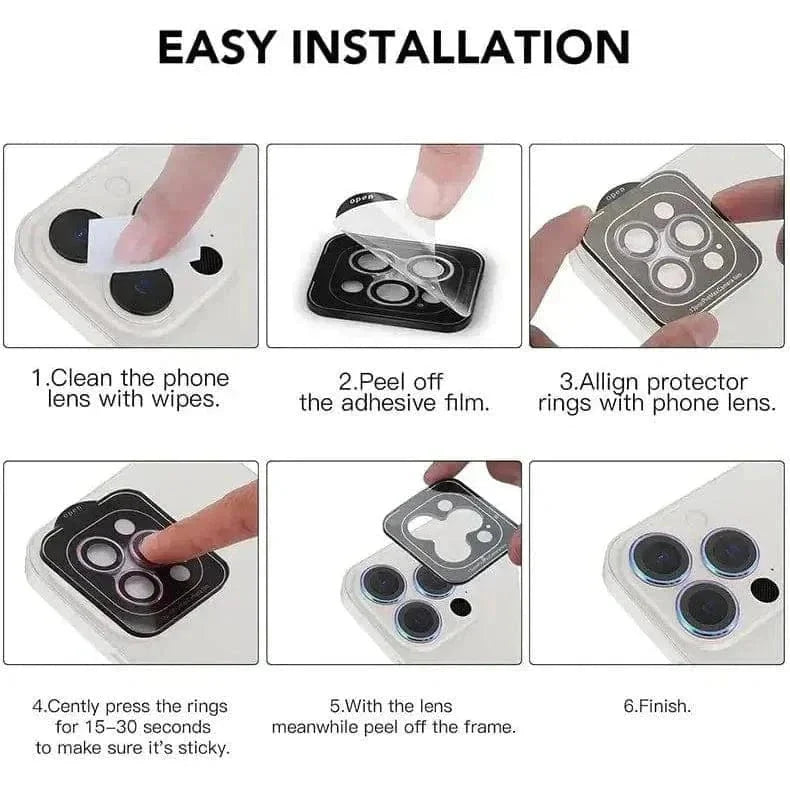 Camera Lens Protector with Easy Installation for iPhone 17 Pro | 17 Pro Max
