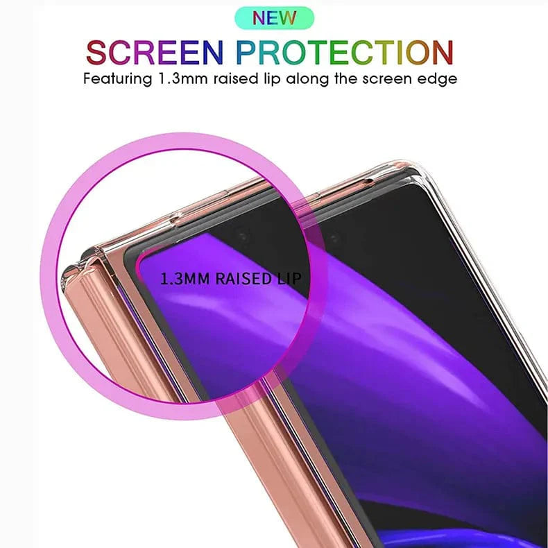 Camera Protective Crystal Clear Phone Back Case for Samsung Galaxy Z Fold