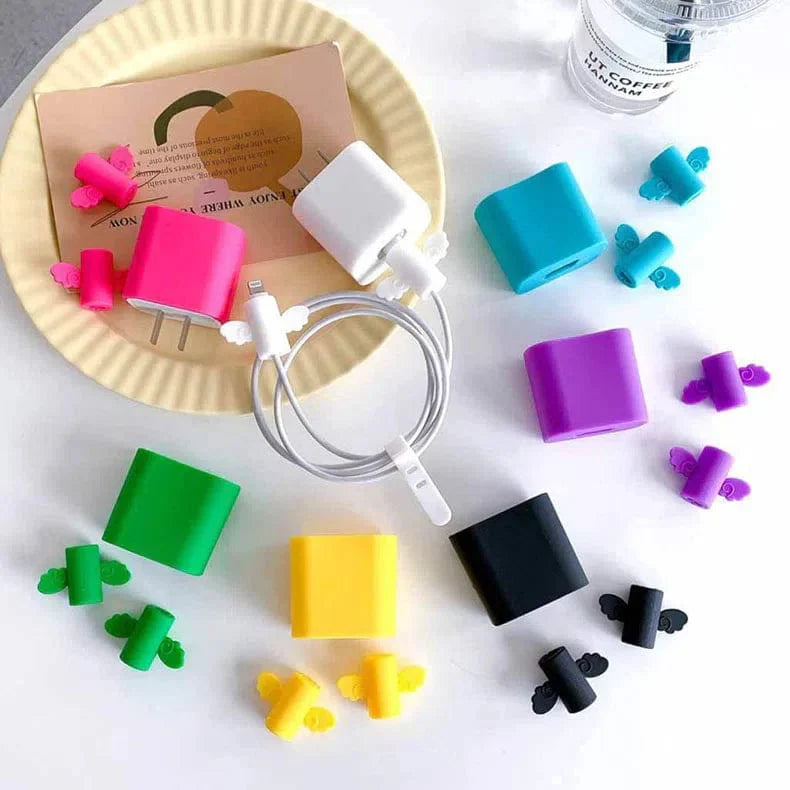 Candy Color Soft Silicone Cover for Apple Charger 18-20W