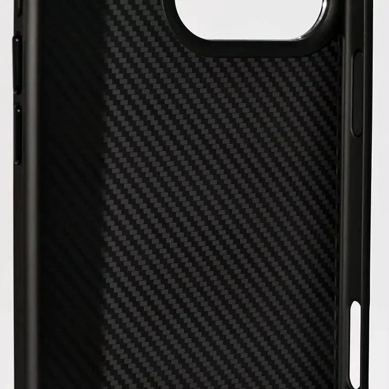 Carbon Fiber MagSafe PC Back and TPU Bumper Case for Apple iPhone