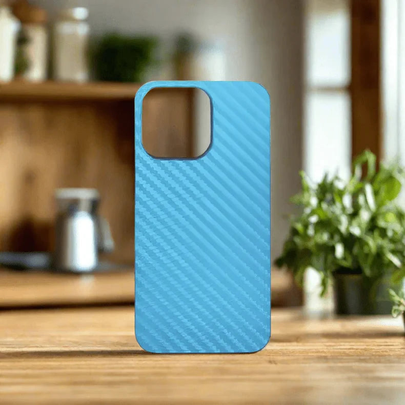 Carbon Fiber Texture Hard Slim Case for iPhone 13 Pro Max